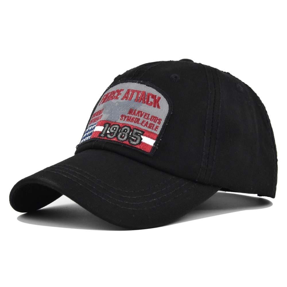 Cap Vintage Baseball Embroidered Duck Tongue Hat 1985 For Outdoor Activities Cap