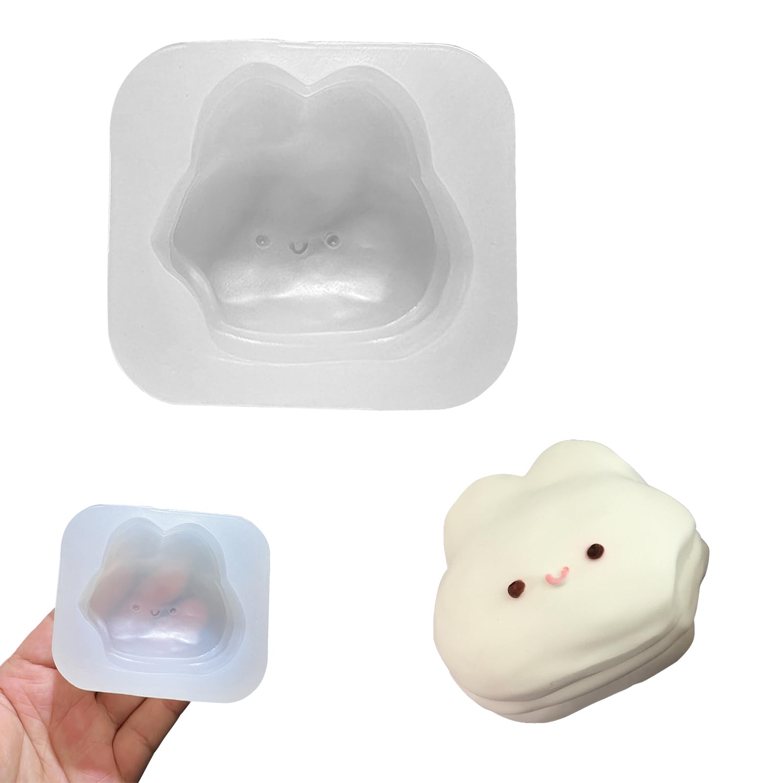 

PNHAEH Сквиши Силиконовый УФ Смола Животное 3D Ручная работа Милый Глина Многоразовый Форма Кролика Форма, Форма, Лицо, Медведь, Панда, Свинья, Рыба, Котенок,