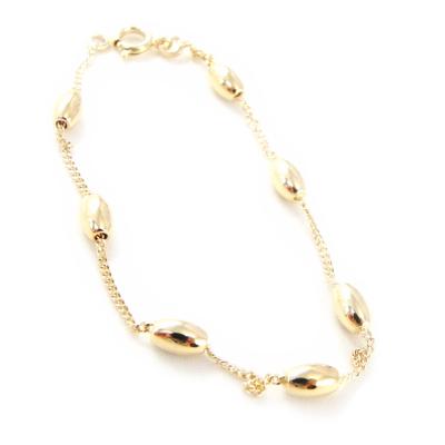[H2916] - Gold Plated Bracelet 'Choreography'