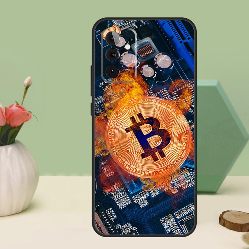 Bitcoin Coins Funny For Samsung Galaxy A26 A54 A34 A14 A52 A32 A12 A13 A33 A53 A15 A16 A36 A56 A06 A35 A55 Case