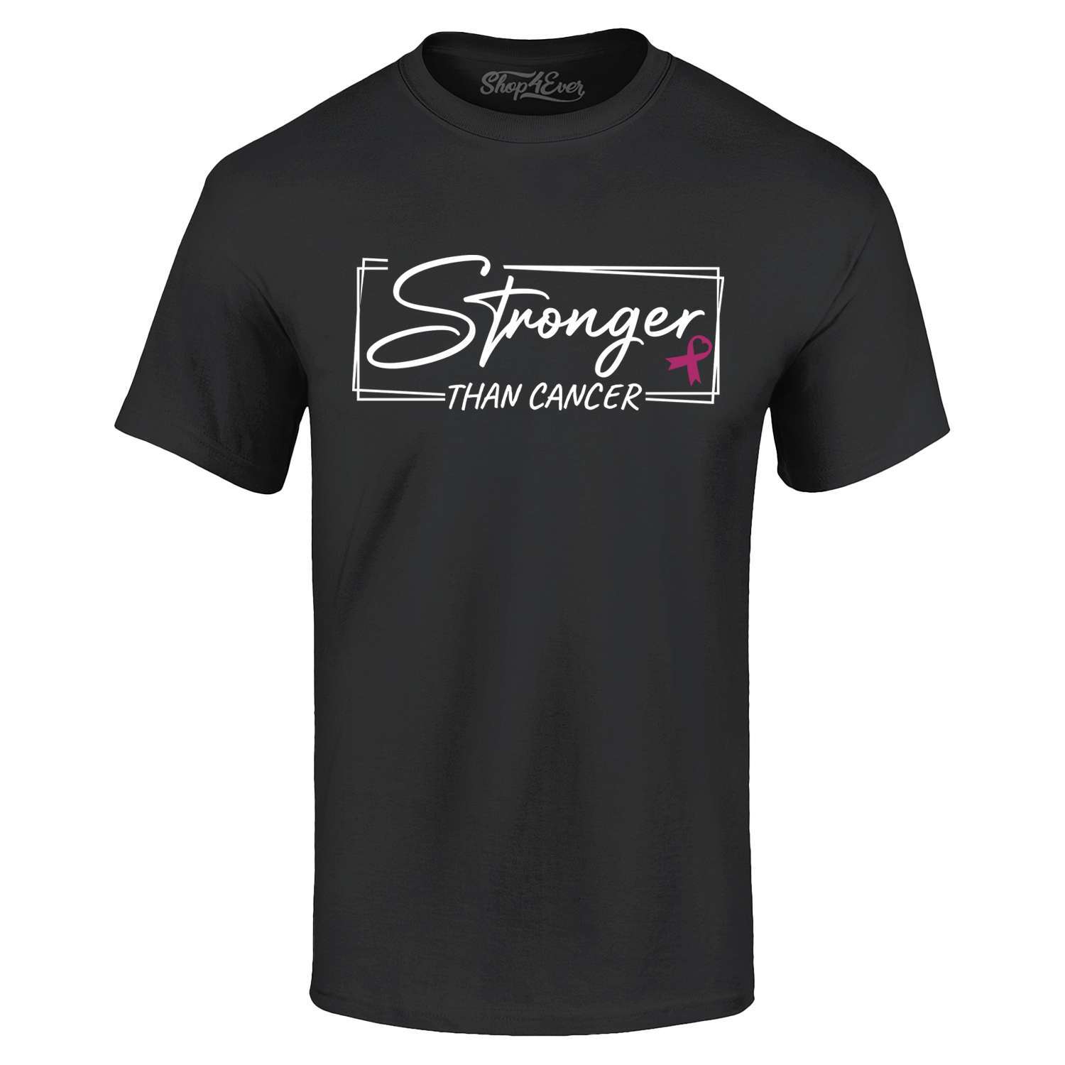 Stronger Than Cancer T-shirt Breast Cancer Shirts L