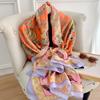 Luxury Brand Women Scarf Fashion Print Silk Scarves Summer Shawls And Wraps Soft Pashmina Lady Bandana Foulard Hijabs
