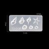 3D Bowknot Silicone Nail Mold Flower Petals Butterfly Heart Diy Design Manicure Template Carving Nail Art Stencil Tool