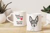 Toy Fox Terrier, American Toy Terrier, Amertoy - Cup with a Dog, Adorable Cup with a Heart-shaped Handle, Universal Gift from the Art-Dog Brand