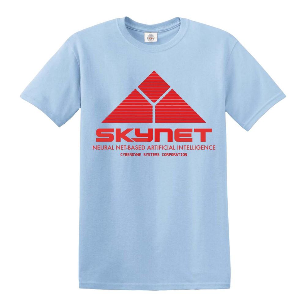 Skynet tshirt red print cyberdyne retro terminator classic top tee 2XL