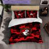 Set Biancheria da Letto Bournemouth Football 3 Pezzi Morbido Set Copripiumino con Federe Set Decorazione Camera da Letto per la Casa