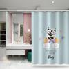 Banyo Kalınlaşmış Su Geçirmez Perde Küf Geçirmez Duş Perdesi Duş Bölümü Perdesi Duş Perdesi Banyo Perdesi Ücretsiz Delikli