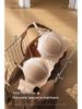Leopard Print Strapless Lift Bra with Adjustable Underwire for Small Busts
