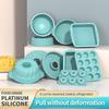 3D Silicone Cake Mold Decorating Tool DIY Pastry Baking Tools for Cake Pan Kitchen Fluted Tube Pan Bakeware Airfryer Accessories