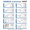 Canare GS-6 Patch Cable, 20cm, with L-S Type Plugs, 1 Cable