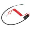 Kill Stop Switch With Safety Lanyard Clip For Boat Outboard Engine Motors Parts