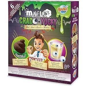 Jouet Éducatif - Buki - Mini Labo Crado Buki - Vers Gluants - Yeux Dégoulinants - Crotte Rebondissante