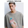 UR2026 Men's Trendy Hand-Embroidered Print Cotton T-Shirt