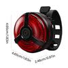 Portable Bike Taillight Road Bike Climbing Warning Light School Bag Safety Light Waterproof Cycling Safety Lamp