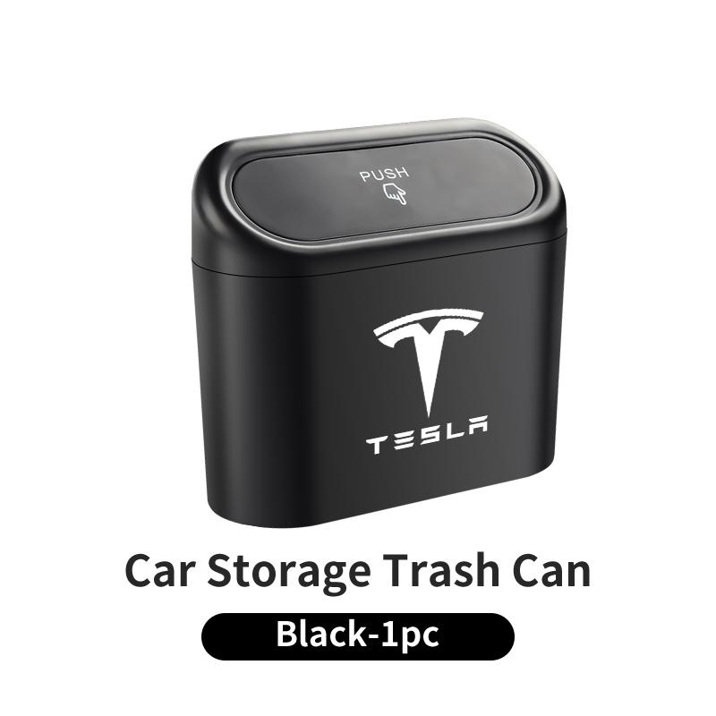 

Car Valve Core Trash Can Garbage Bag Storage Case Accessories For Tesla Model 3 Model S Model X Model Y Roadster Bonina