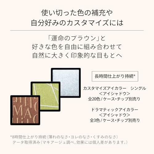 Maquillage Customized Eye Color Assortment 01 Spicy Assortment Limited Edition Kit (with Customized Case) 3.8g | Eyeshadow | Powder (Palette Type) | L