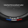 ANE1 Leather Car Steering Wheel Cover Protection Case Anti Slip Breathable Protector For Tesla Model 3 Highland 2023 Model S Model X