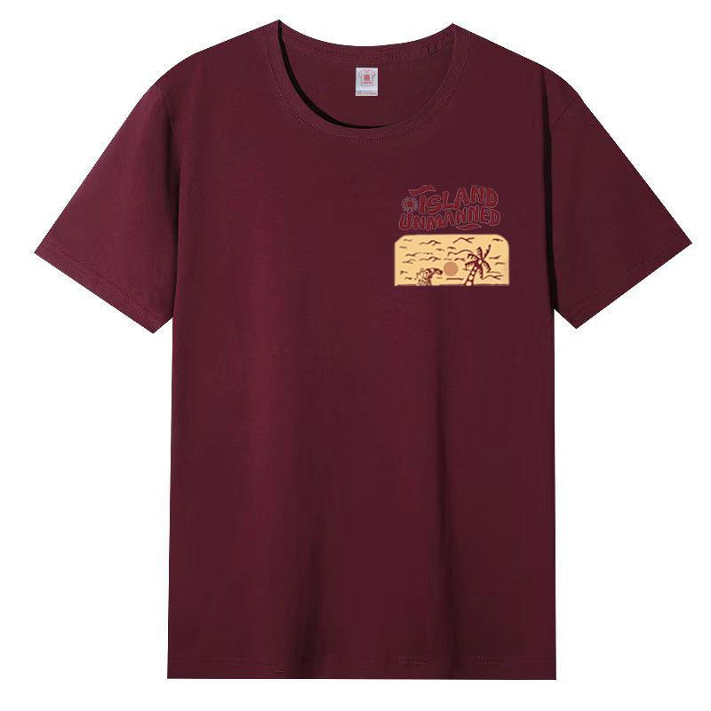 Cotton Short-sleeved T-shirt Women Fashion Short-sleeved Printed Tops