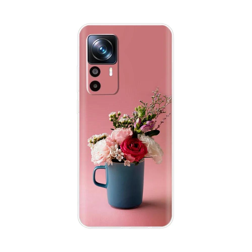 For Xiaomi 12T Pro Case Silicone Fashion Painted Soft Phone Case For Xiaomi 12T Case Back Cover For Xiomi Mi 12T Pro 12 T Bumper