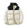 Splicing Stand-up Collar Cotton Clothes Men's Winter New High Street Fashion Loose Trendy Brand Casual Versatile Warm Jacket