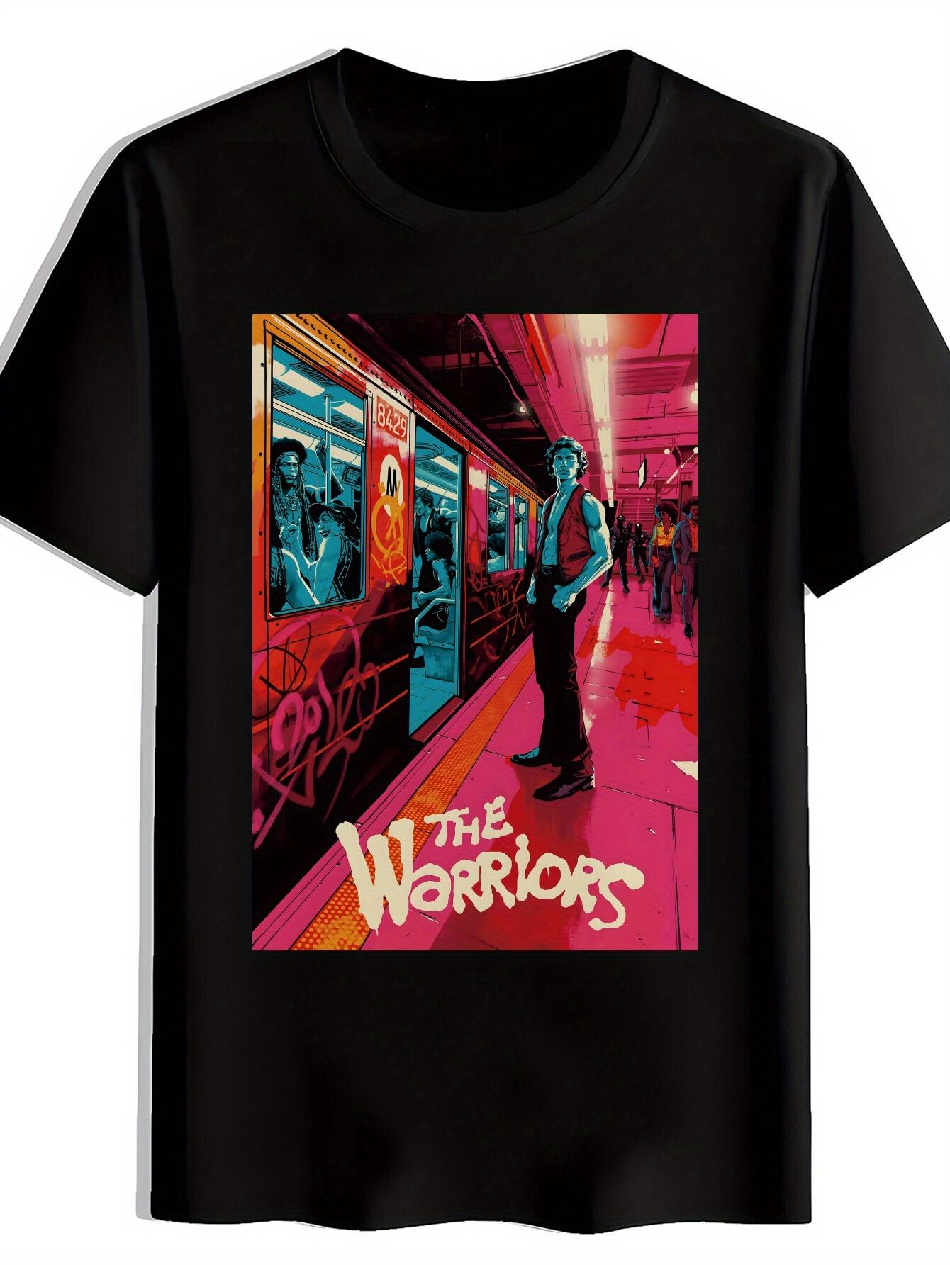 T-shirt The WARRIORS Graphic - Bold Movie Poster Design Tee M