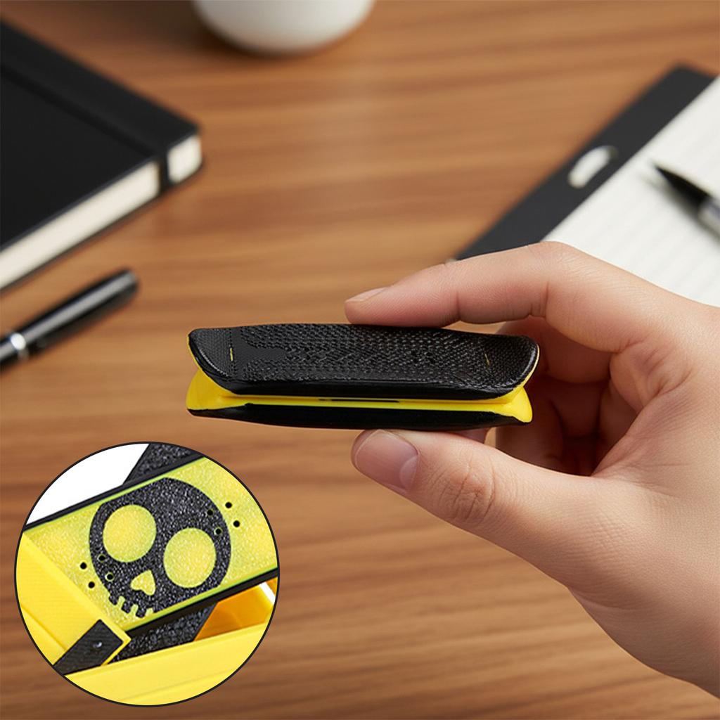 Fingerboard Deck 3D Printed Magnetic Mini Deck Fidget Finger Skate Board Pocket-Sized Mini Skateboard Toy for Stress Relief