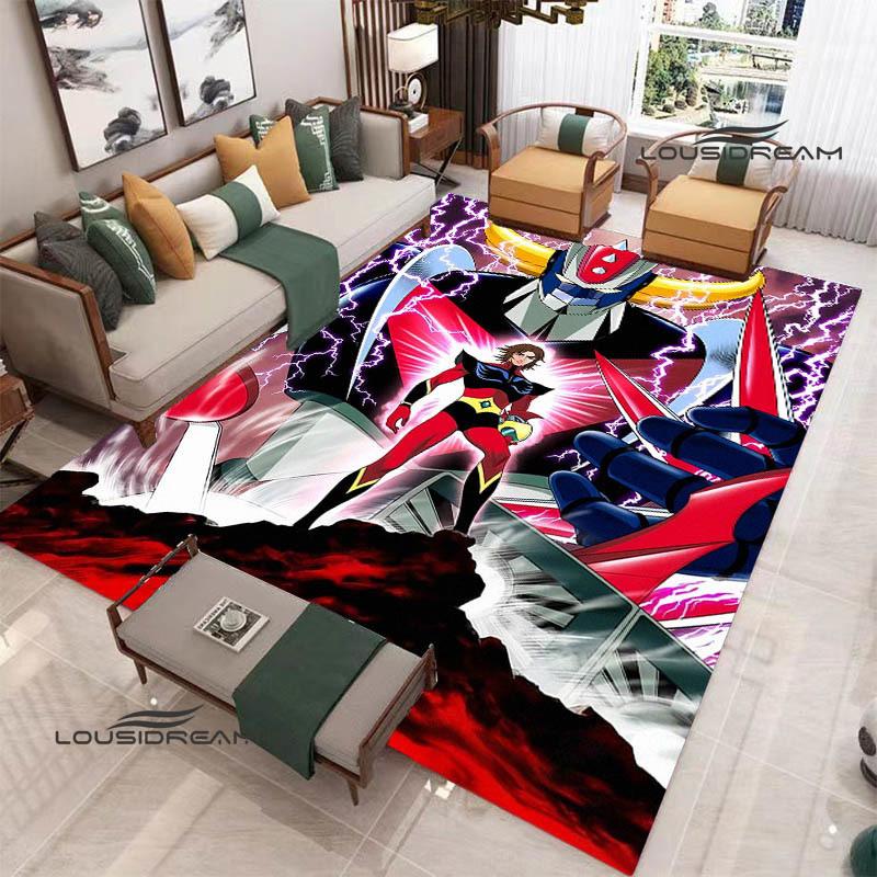 Tapis 3D OVNI ROBO GRENDIZER GOLDORAK Tapis antidérapant Tapis d'extérieur Tapis de zone Tapis de décoration pour la maison la chambre à coucher Tapis pour chambre à coucher Cadeau d'anniversaire
