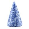 Crystal Cone Ring Holder Natural Stone Ring Stand Cone Shape Jewelry Display Stand for Retailer Home Storage Display