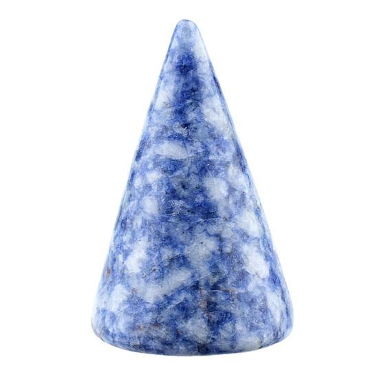 

Crystal Cone Ring Holder Natural Stone Ring Stand Cone Shape Jewelry Display Stand E