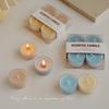4Pcs/box INS Morandi Color Advanced Scented Candle Girls Bedroom Atmosphere Decoration Aromatherapy Candles Wedding Party Favor