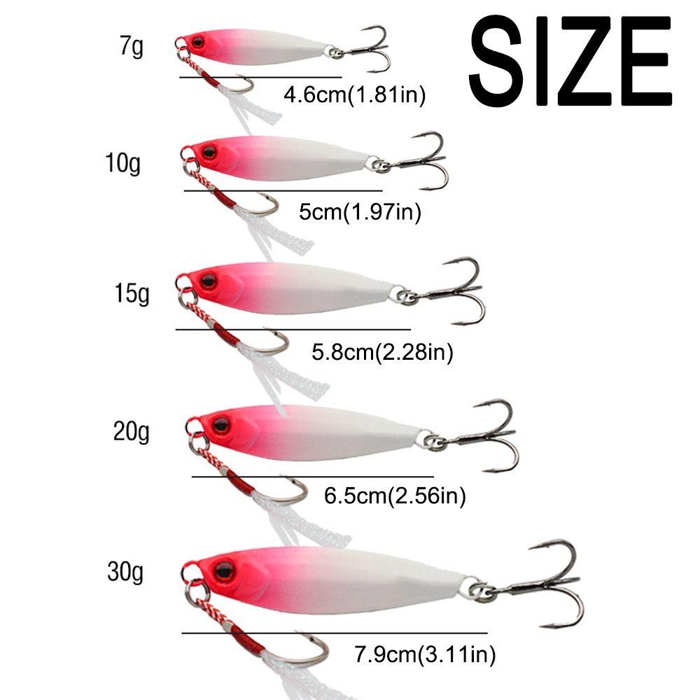 5Pcs 3D Eye Luminous Fishing Lures Hooks Crank Hook Artificial Fishing Bait Set  Beach Boat Fishing