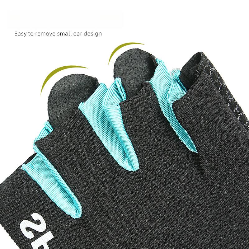 Outdoor Half-finger Sports Gloves Thickened Palm Protection Anti-cocoon Wrist Protection Fitness Exercise Cycling Sports Non-slip Gloves