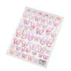 Nail Stickers Elegant False Nail Decorations Removable Manicure Stickers Decals for Acrylic Gel Nails