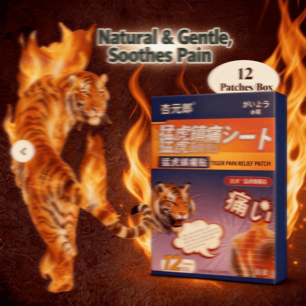 Plastry ziołowe z arniką na bóle mięśni – Opakowanie 12 szt. – Naturalny komfort przy bólach i sztywności