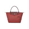 Le Pliage Logo PU Tote Bag Small Women Tote Bags Pomegranate 1621919P98