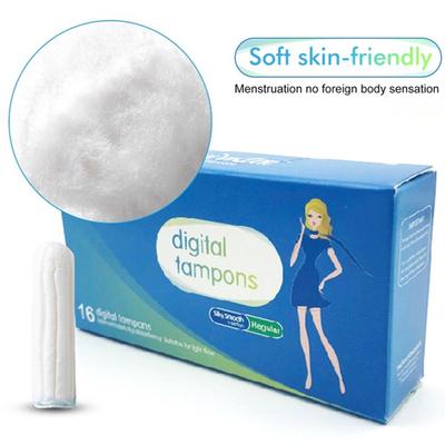 16 Adet/Kutu Süper Emicilik Normal Pamuklu Tamponlar Kadın Adet Koruması