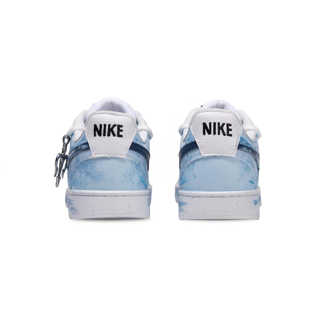 Nike Court Vision 1 Abrasion Resistant Low Top Skateboard Shoes Men's Sky Blue DH2987-101(Team454-)
