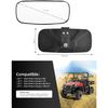 Polaris Ranger Rear View Mirror, HD Center Rear View Mirror For Polaris Ranger 500 570 900 XP 1000XP Crew 2017-2025 On The Factory Drop Down Mounting