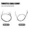 Universal Motorcycle Throttle Cable Accelerator Cables for GY6 Engine 125cc 150cc PKE/PK/TM Carburetor ATV Pit Dirt Bike