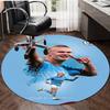 1pc Haaland9 Carpet, Round Rug, Comfortable, Suitable for Entryways, Living Rooms, Office, And Bedrooms, Christmas Decoration
