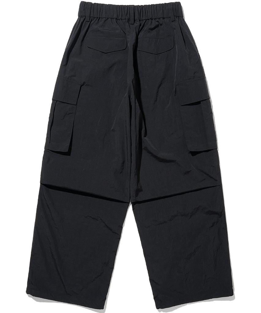 NOT4NERD Parachute Nylon Cargo Pants - Black