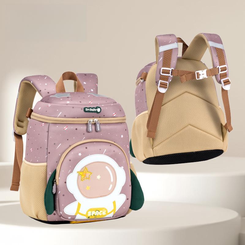 Sesame Baby New Kindergarten Backpack for Boys and Girls, Cute Cartoon Children's Backpack, Diving Material Backpack