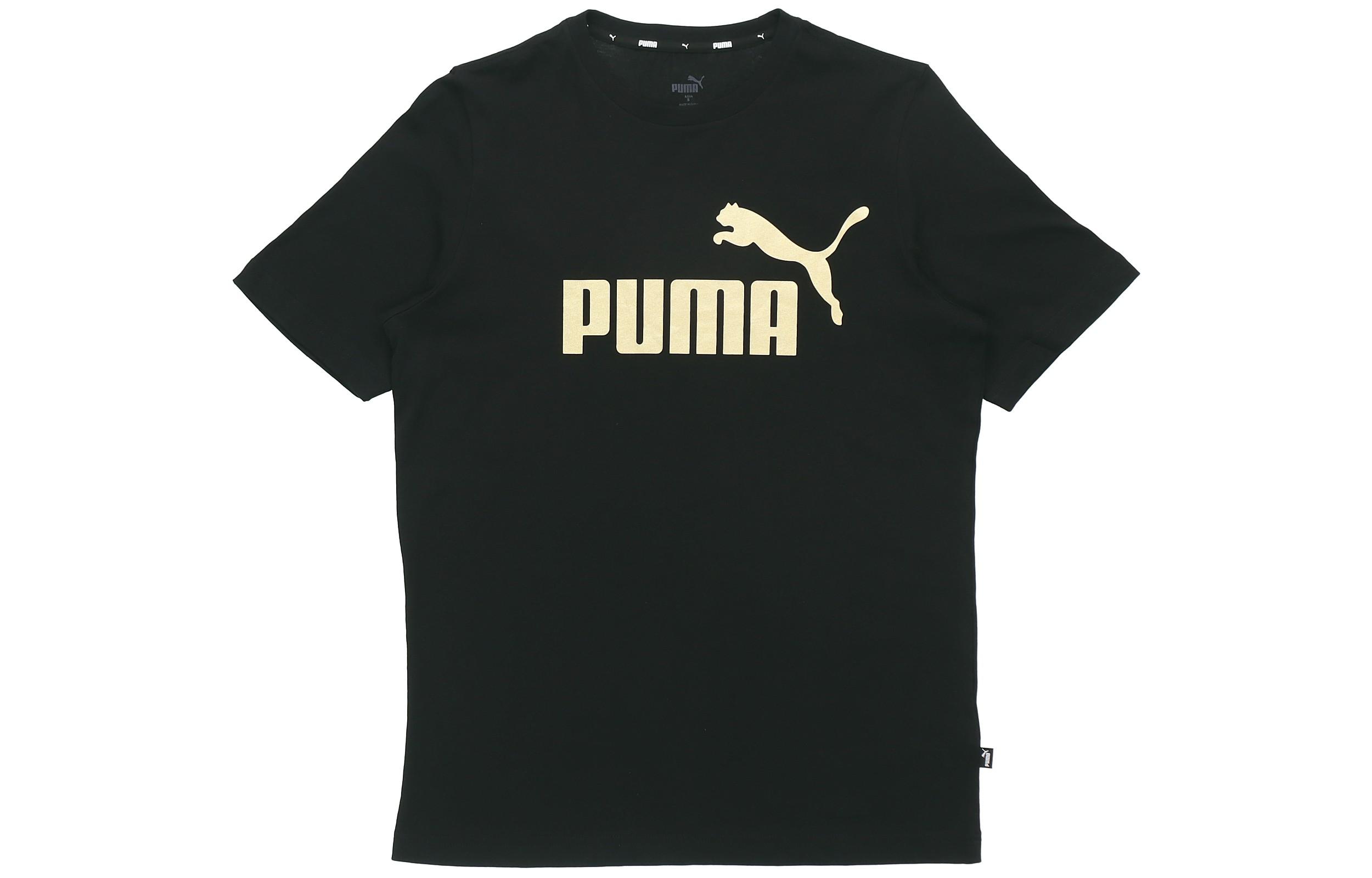 PUMA Set in Sleeve T Shirt Men s Black 845573-01 S