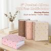 6 Inch 100 Pockets Photo Album Cloth Cover Large Capacity Slip-in Picture Albums Insert Pocket Laminated Photo Storage