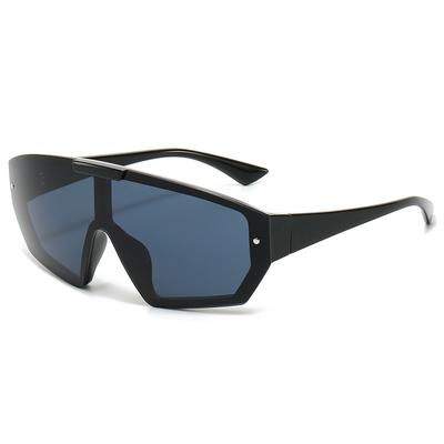 One-Piece Large-Frame Sunglasses, Men'S And Women'S Tide Outdoor Cycling Sports Sunglasses, Glasses