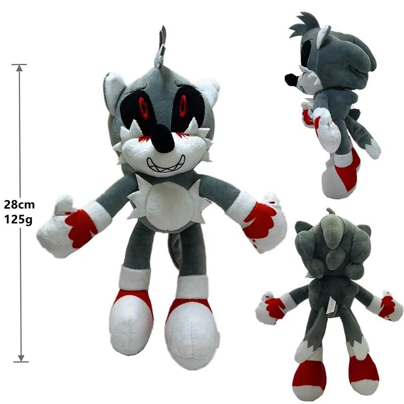 2025 New 25cm Super Sonic Action Doll Plush Toy Hedgehog Model Plush Doll Tarsnak Sofa Plushie Toys for Children's Birthday Gift