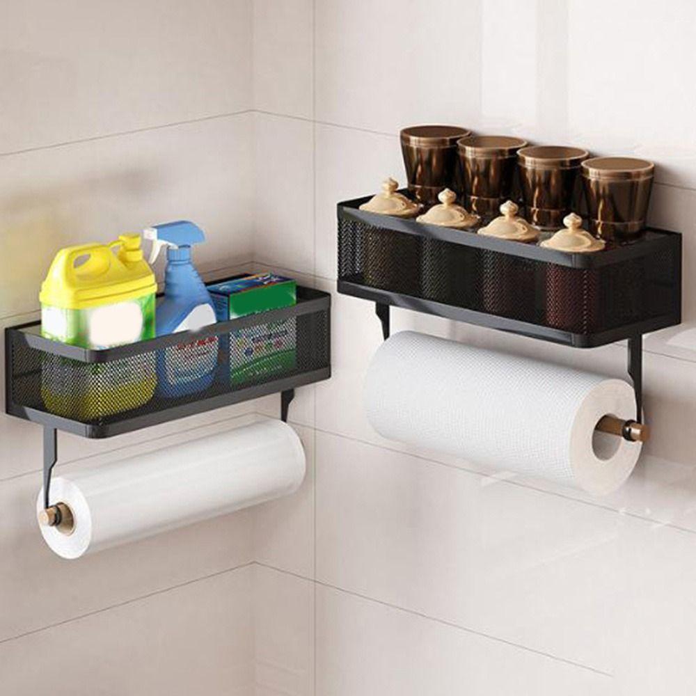 Strong Load-bearing Spice Storage Rack Wall Mounted Wall Shower Shampoo Rack  Bathroom