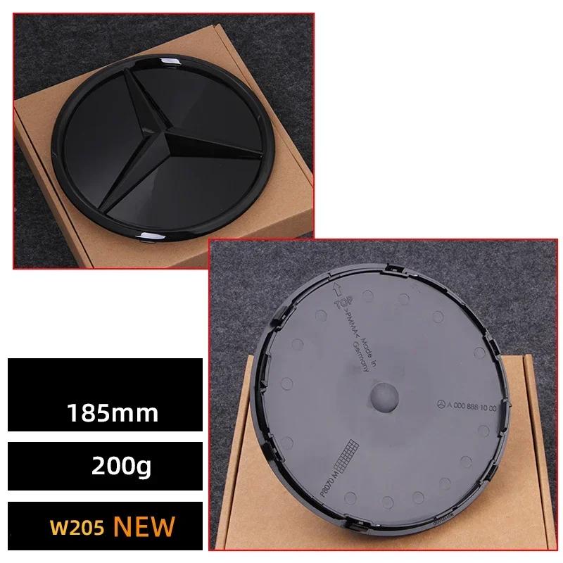 1pcs Car Front Grille Emblem Star Badge Logo Mirror For Mercedes Benz W205 W204 W253 W213 W206 W166 gle glc