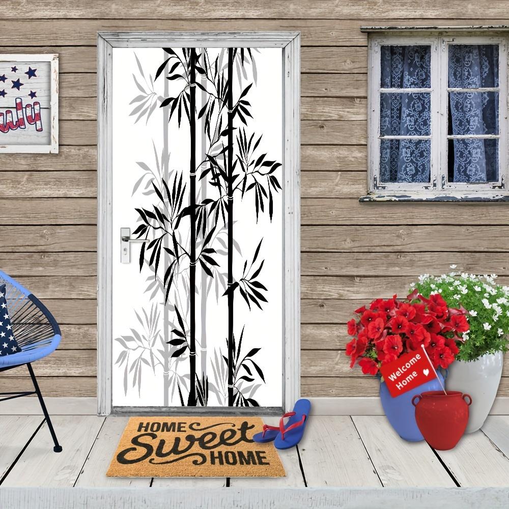 

3D-малюнок дерев’яних дверей. Наклейка на двері. Фреска. Шпалери для дверей, що самоклеяться. 90X200cm（cut 2pcs）