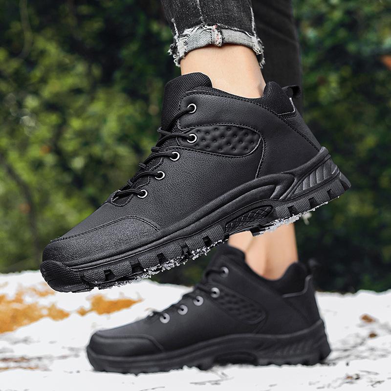 Hiking shoes men's large size outdoor casual hiking shoes fashion field sports travel shoes wear-resistant labor insurance shoes